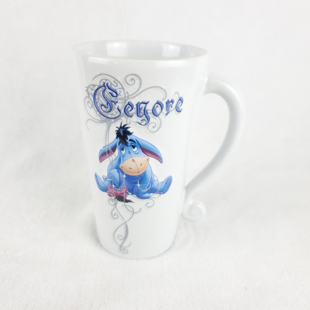 DISNEY | Disney Store Eeyore Raised 3D Relief 16 oz Mug from Winnie The Pooh